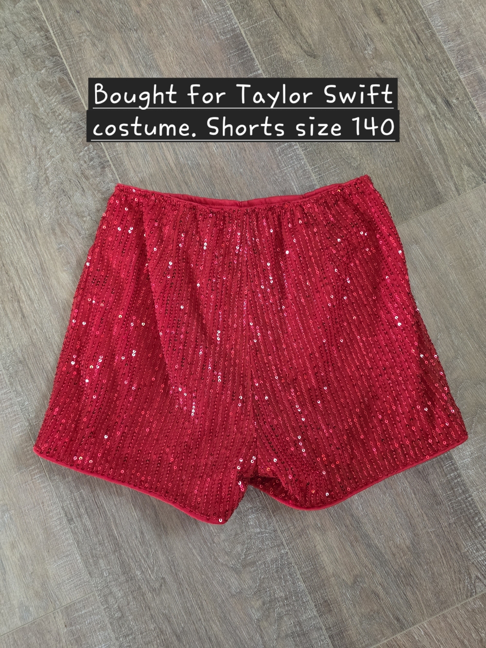 Red Sequin Women’s Shorts